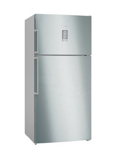 اشتري IQ500 Free Standing Refrigerator With Freezer At Top 186 x 86 cm InBox Easy Clean 100.0 W KD86NHI30M Silver في الامارات