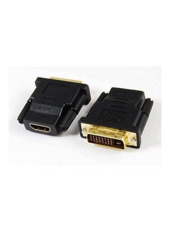 Buy Dvi Male 24 1 To Hdmi Female Converter Connector Adapter Black in Egypt