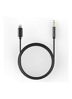 Buy Lightning To 3 5 Male Aux Stereo Adapter Cable For Iphone 7 Iphone 7 Plus Music Cable Black in Egypt
