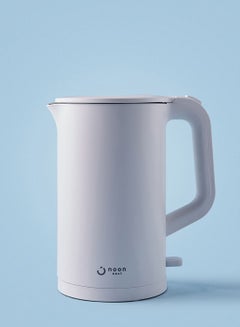 Buy Electric Kettle And Water Boiler - 1.5 Liter 1800 W Double Insulated- White 1.5 L 1800.0 W KESS4008_WH White in UAE