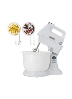 Buy Stand Hand Mixer (Electric Whisk) With Rotary Bowl 3 L 450 W HMP32.A0 White in UAE