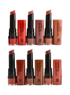 Buy 6-Piece Up To 24H Matte & Intense Lipstick Multicolour in Saudi Arabia