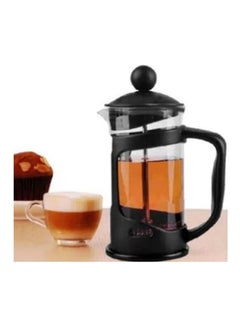 Buy Stainless Steel French Press With Filter Black-Clear 350ml in Egypt