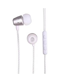 Buy In Ear Wired Earphone With Microphone White in Egypt