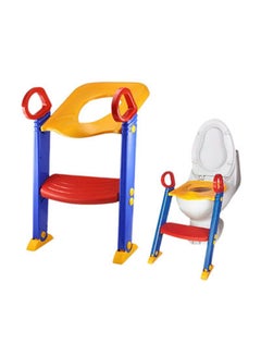 Buy Portable Folding Trainer Toilet Potty Training Ladder Chair For Children in UAE