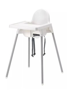Buy Adjustable High Chair With Dining Tray And Safety Seat Belt For Children in Saudi Arabia
