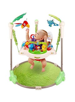 Buy Baby Adjustable Jumper Walker Activity Seat With Multifunction Musical Toys in UAE
