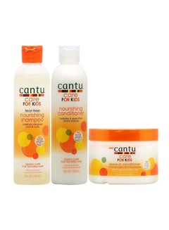 Buy 3-Piece Gentle Tree-Free Nourishing Shampoo And Conditioner Set for Kids in UAE