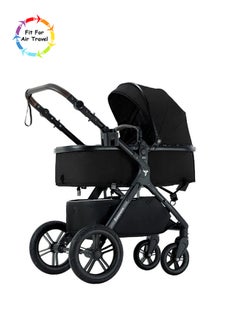 Buy 3In1 Compact Travel Stroller - Black in UAE