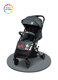 Buy Mickey Mouse Travel Stroller With Storage Basket in Saudi Arabia