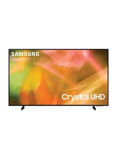 Buy Samsung 85 Inch TV Crystal UHD 4K Processor AirSlim PQI 2200 HDR 10+ Mega Contrast UHD Dimming Dynamic Crystal Color Built in Receiver  (2021 Model) UA85AU8000UXUM Black in UAE