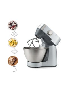 Buy Kenwood Stand Mixer Kitchen Machine Prospero  With  Stainless Steel Bowl, K-Beater, Whisk, Dough Hook 4.3 L 900.0 W KM240SI Silver/Grey in UAE