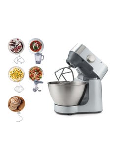 Buy Kenwood Stand Mixer Kitchen Machine Prospero  With  Stainless Steel Bowl, K-Beater, Whisk, Dough Hook, Blender, Meat Grinder 4.3 L 900.0 W KM281SI Grey/Silver in UAE