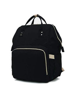 اشتري حقيبة متعددة الوظائف كبيرة السعة حقيبة ظهر - سوداء في السعودية