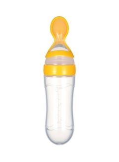 اشتري زجاجة رضاعة من السيليكون للأطفال مع ملعقة في الامارات