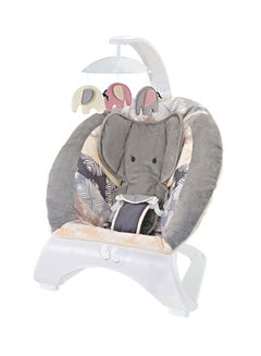 Buy Portable Musical Elephant Design Baby Rocker Chair With Toys in Saudi Arabia