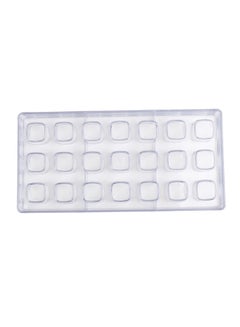 Buy 21 Cavities Chocolate Mould Clear 28x14x4cm in Saudi Arabia