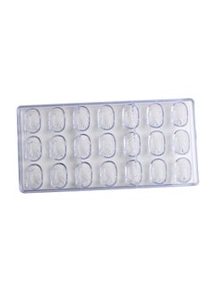 Buy 21 Cavities Chocolate Mould Clear 28x14x4cm in Saudi Arabia