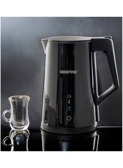 Buy Digital Electric Kettle With Boil Dry Protection | Temperature Display on Body 1.7 L 2200.0 W GK38051 Black in Saudi Arabia