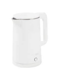 Buy 1.8 Liter BPA Free Plastic Body Double Wall Stainless Steel Cordless Electric Kettle, 1500 Watts 2 Year Warranty CK5143 White in Saudi Arabia