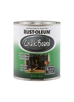 Buy Quart Chalk Board Paint Black 10.8x10.8x12.7cm in UAE