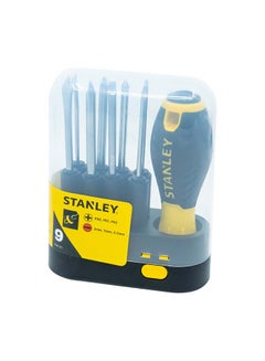 Buy 9-Way Screwdriver Silver/Black/Yellow in UAE