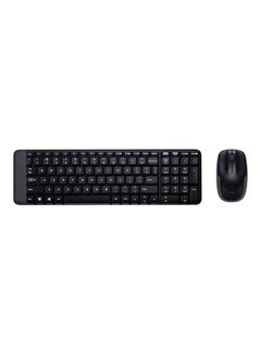 Buy Keyboard With Mouse   Wireless Combo English & Arabic Black in Saudi Arabia