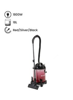 Buy Vacuum Cleaner 1800W ME-DVC1008R Red/Silver/Black in UAE