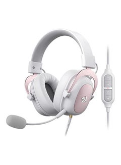 Buy H510 Zeus White Wired Gaming Headset - 7.1 Surround Sound - Memory Foam Ear Pads - 53MM Drivers - Detachable Microphone - Multi Platforms for PC, PS4/3 & Xbox One/Series X, NS in Saudi Arabia