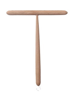 اشتري Crepe Maker Pancake Batter Wood Stick Beige ‎23.2 x 17.1 x 3.7سم في مصر