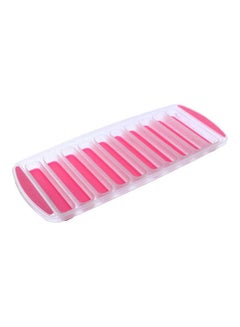 اشتري Silicon Ice Tray With Plastic Body Pink في مصر