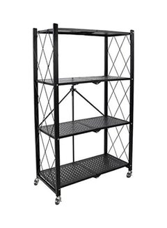 Buy 4-Tier Kitchen Rack Black in Egypt