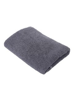 Buy Cotton Solid Face Towel Grey 50X100cm in Egypt