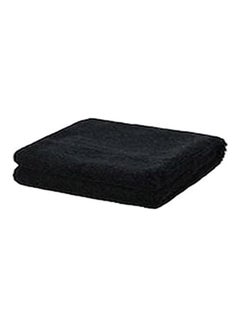 Buy Cotton Solid Face Towel Black in Egypt