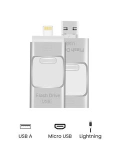 Buy 3-In-1 OTG Flash Drive 256.0 GB in UAE