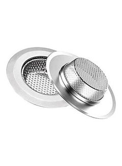 اشتري 1Pcs Kitchen Sink Strainer- Drains For Kitchen Sinks Silver ‎21.8x12x5.6cm في مصر