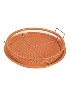 Buy Nonstick Crisper Tray Fry Food Without Oil Air Brown ‎34.4x34x9.5cm in Saudi Arabia