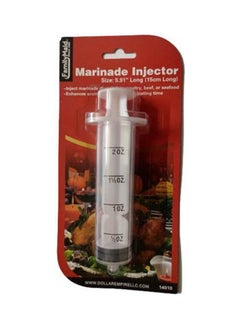 Buy Syringe To Inject Spices For Meat Chicken And Fish Stainless Steel 15 Clear in Egypt