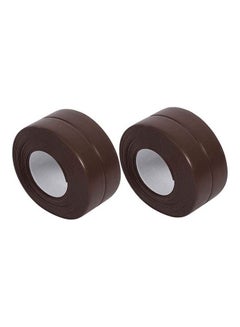 Buy 2Pcs Tub And Wall Caulk Strip Kitchen Caulk Tape Bathroom Wall Sealing Tape Waterproof Mildewproof Self Adhesive Decorative Trim Brown 3.2meter in Egypt