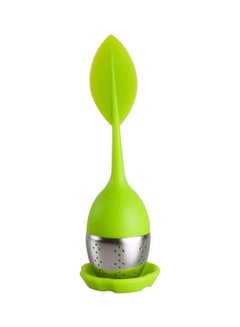 اشتري Tea Leaf Filter Herbal Strainer Spice Infuser Tea Bag Assorted Color Green في مصر