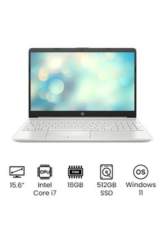 Buy 15dw3145 Laptop With 15.6 Inch Full HD Display, 11th Gen Core i7 1165G7 Processer/16GB RAM/512GB SSD/Intel UHD Graphics/Windows 11 /International Version English Silver in UAE