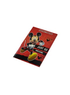 Buy Mickey Notebook A5 ARB Red/Multicolour in UAE