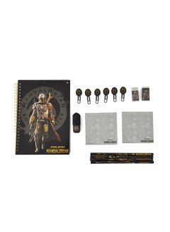 Buy Starwars Stationery Set 16Pcs Black/Multicolour in Saudi Arabia