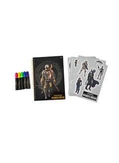 Buy Starwars Stationery Set 12Pcs Black/Multicolour in Saudi Arabia