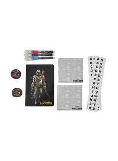 Buy Starwars Stationery Set 10Pcs Black/Multicolour in Saudi Arabia