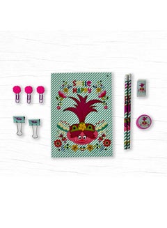 Buy Stationery Set 10Pcs Pink/Multicolour in Saudi Arabia