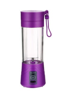 Buy Kkstar Fashion Electric Juice Blender Multi-Functional Household And Portable Juicer Cup Purple 500ml in Egypt