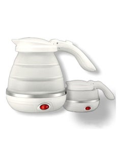 اشتري Electric Silicone Kettle Food Grade Travel Kettle 9NT4SSL2 White في الامارات