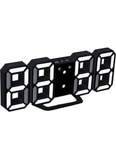 اشتري 3D Led Digital Alarm Clock Black في مصر