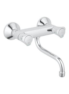 Buy Costa L Wall Sink Mixer 1/2" 31187 Silver in Egypt